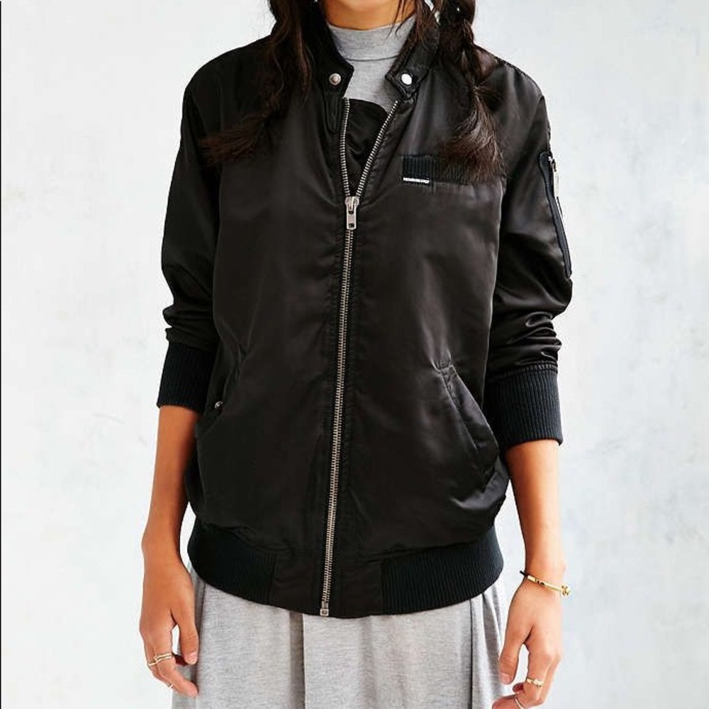 Members Only Satin Bomber Jacket (Women’s)